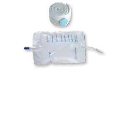 Teleflex Medical Sacca Raccogli Urina Da Gamba Per Incontinenza In Pvc 750 Ml Tubo Raccordo Diritto 10 Cm+rubinetto Scarico+v...