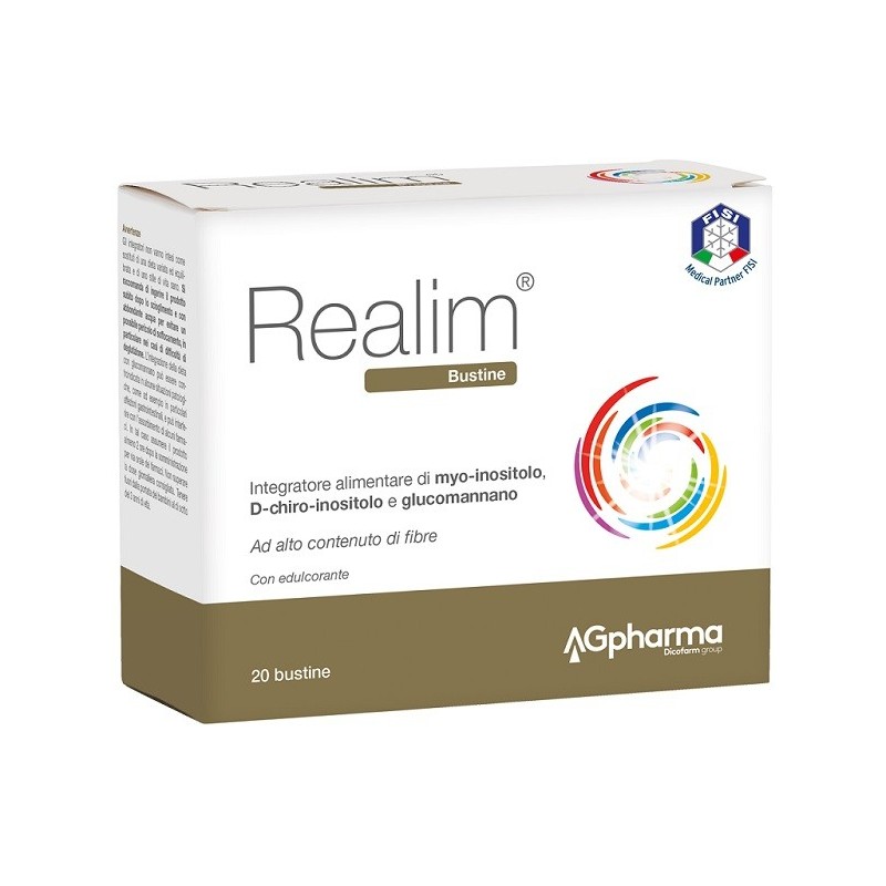Ag Pharma Realim 20 Bustine - Integratori per regolarità intestinale e stitichezza - 934806441 - Ag Pharma - € 24,02