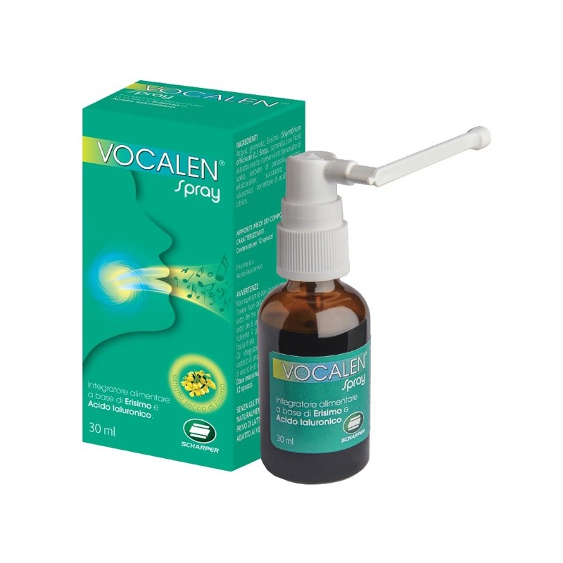 Scharper Vocalen Spray 30 Ml - Integratori per apparato respiratorio - 982445052 - Scharper - € 11,58