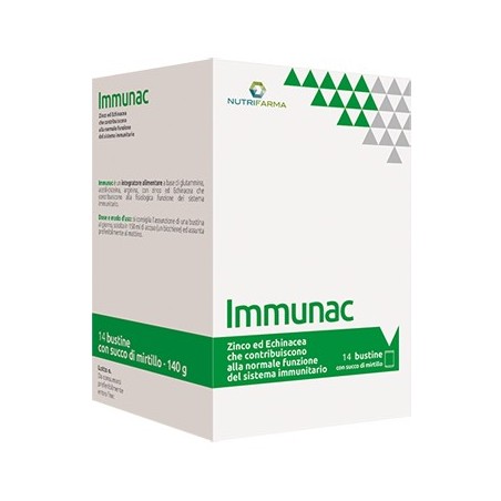 Aqua Viva Immunac 14 Bustine 10 G - Integratori per difese immunitarie - 911978272 - Aqua Viva - € 15,74