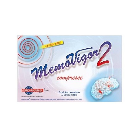 Euro-pharma Memovigor 2 20 Compresse - Integratori per concentrazione e memoria - 923470456 - Euro-pharma - € 17,20