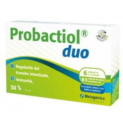 Probactiol Duo Integratore per Flora Intestinale 30 Capsule - Integratori di fermenti lattici - 976997775 - Metagenics - € 19,38
