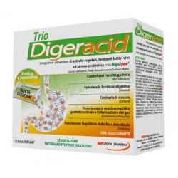 Pool Pharma Trio Digeracid 12 Bustine - Integratori per apparato digerente - 942276787 - Pool Pharma - € 10,28