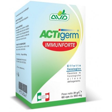 A. V. D. Reform Actigerm Immunforte 60 Capsule - Integratori per difese immunitarie - 902108671 - A. V. D. Reform - € 20,80