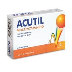 Angelini Acutil Multivitaminico 30 Compresse - Integratori di sali minerali e multivitaminici - 906852280 - Angelini