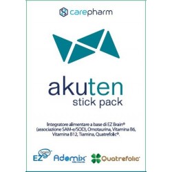 Carepharm Akuten 20stick Pack Da 2 G - Integratori per umore, anti stress e sonno - 971730751 - Carepharm - € 22,89