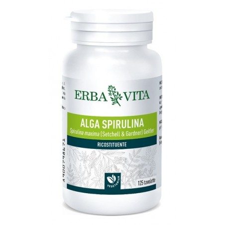 Erba Vita Group Alga Spirulina 125 Tavolette 400 Mg Erba Vita - 1 Erba Vita Group Alga Spirulina 125 Tavolette 400 Mg Erba Vita - 1