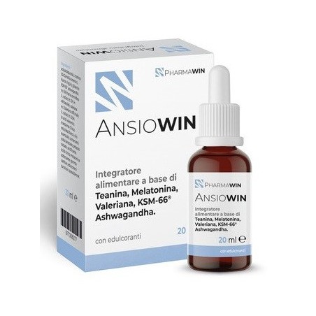 Pharmawin Ansiowin Gocce 20 Ml - Integratori per umore, anti stress e sonno - 977368277 - Pharmawin - € 15,25