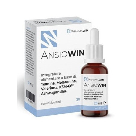 Pharmawin Ansiowin Gocce 20 Ml - Integratori per umore, anti stress e sonno - 977368277 - Pharmawin - € 16,85