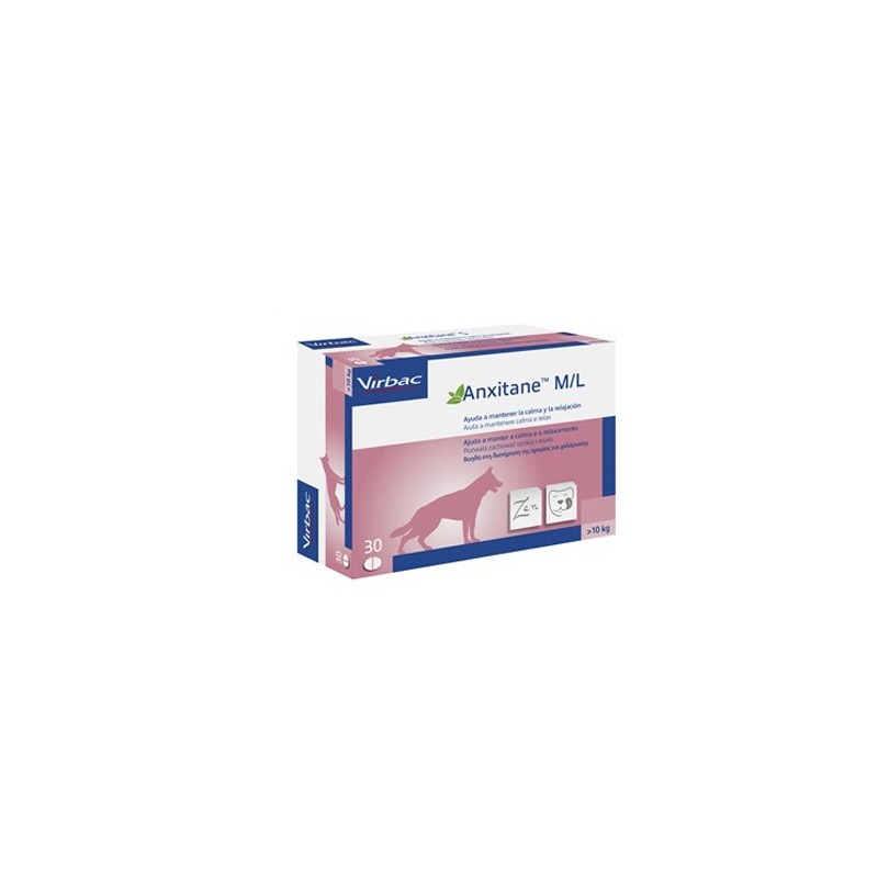 Virbac Anxitane M/l Supplemento Nutrizionale Scatola 30 Compresse Appetibili - Veterinaria - 911011120 - Virbac - € 31,36