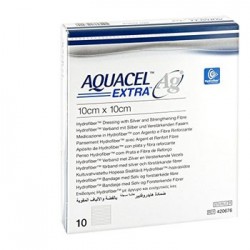 Aquacel Ag Extra Medicazione Con Ioni Argento 10x10 Cm 10 Pezzi - Medicazioni - 923443877 - Convatec Italia - € 88,74