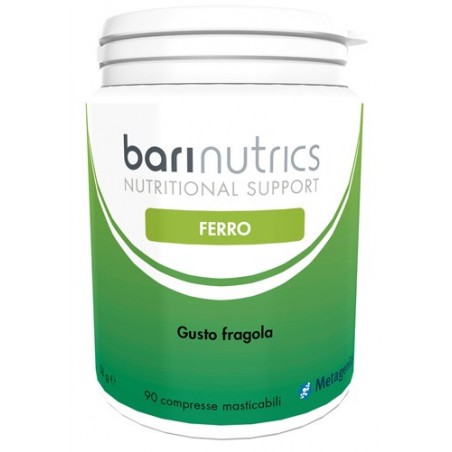 Metagenics Belgium Bvba Barinutrics Ferro Fragola Ita 90 Compresse - Vitamine e sali minerali - 970139782 - Metagenics - € 20,45