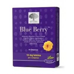 New Nordic Blue Berry 60 Compresse - Integratori per occhi e vista - 905360347 - New Nordic - € 16,14