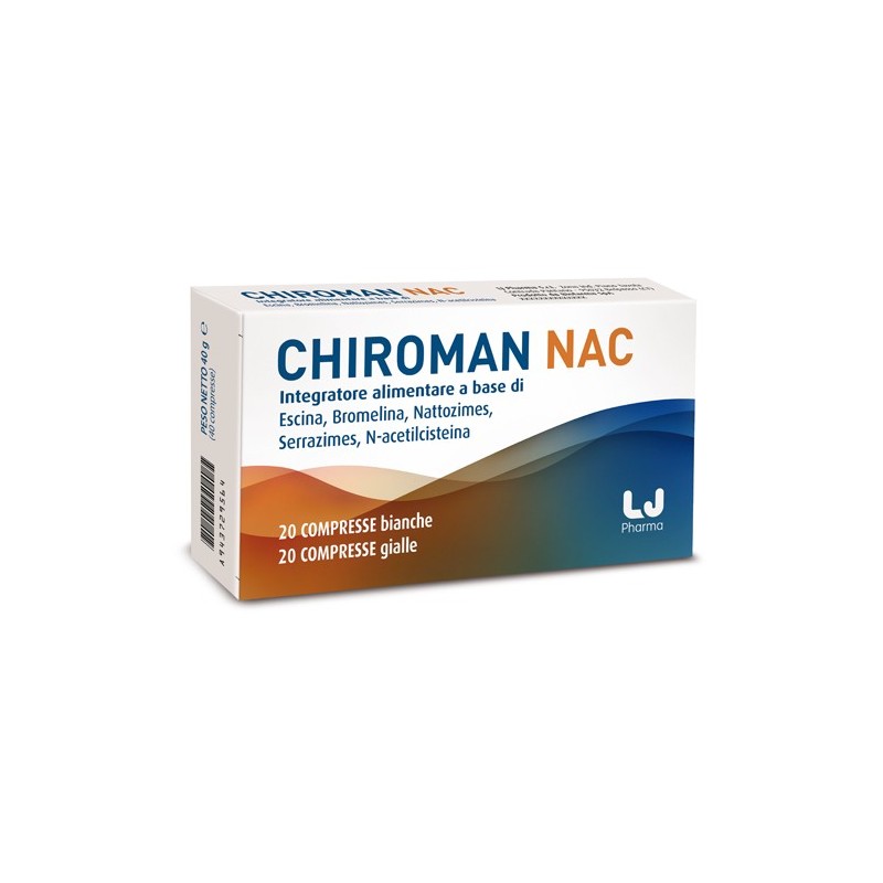Farmitalia Ind. Chim. Farm. Chiroman Nac 20 Compresse Bianche + 20 Compresse Gialle Farmitalia - 1