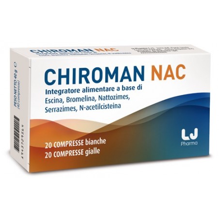 Farmitalia Ind. Chim. Farm. Chiroman Nac 20 Compresse Bianche + 20 Compresse Gialle Farmitalia - 1 Farmitalia Ind. Chim. Farm. Chiroman Nac 20 Compresse Bianche + 20 Compresse Gialle Farmitalia - 1