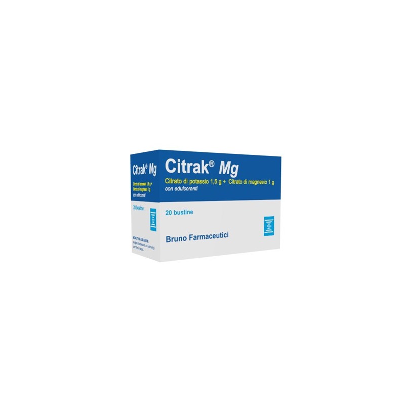 Bruno Farmaceutici Citrak Mg 20 Bustine - Vitamine e sali minerali - 902485515 - Bruno Farmaceutici - € 10,43