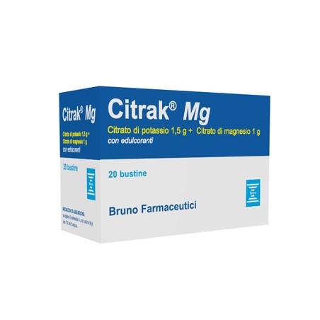 Bruno Farmaceutici Citrak Mg 20 Bustine - Vitamine e sali minerali - 902485515 - Bruno Farmaceutici - € 10,43