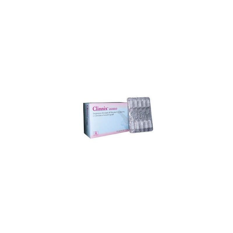 Abbate Gualtiero Clinnix Uomo Vitamina E 50 Capsule - Pelle secca - 903933149 - Abbate Gualtiero - € 24,67