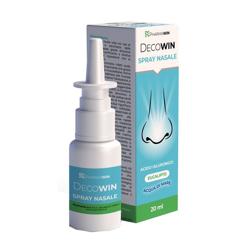 Pharmawin Decowin Spray Nasale 20 Ml - Prodotti per la cura e igiene del naso - 983166467 - Pharmawin - € 10,50