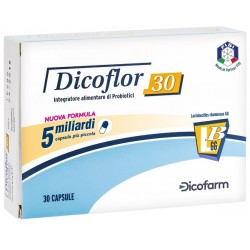 Dicofarm Dicoflor 30 30 Capsule - Integratori di fermenti lattici - 906639531 - Dicofarm - € 17,60