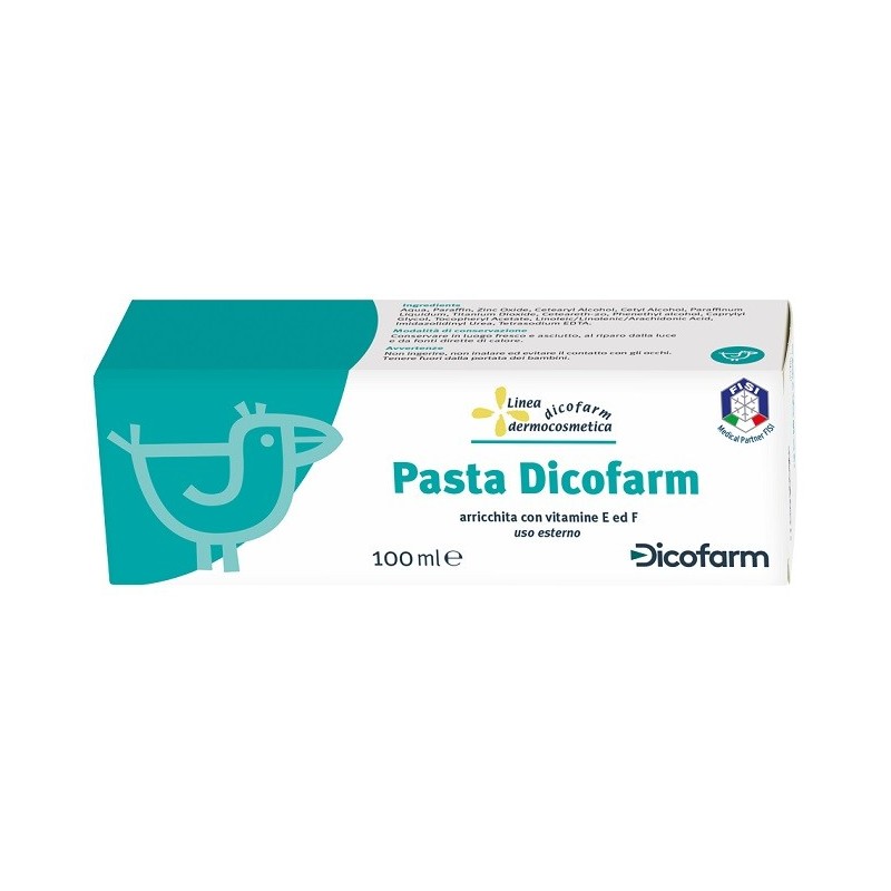 Pasta Dicofarm per Pelle Arrossata e Irritata 100 Ml - Creme e prodotti protettivi - 932029388 - Dicofarm - € 8,72