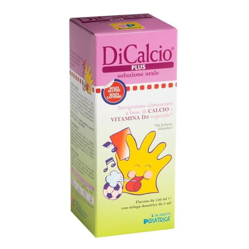Pediatrica Dicalcio Plus 150 Ml - Vitamine e sali minerali - 979021351 - Pediatrica - € 17,39