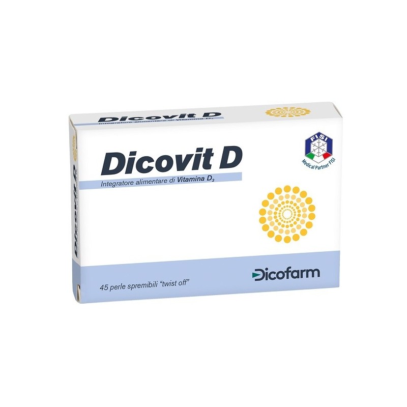 Dicofarm Dicovit D 45 Perle - Vitamine e sali minerali - 931608501 - Dicofarm - € 13,16
