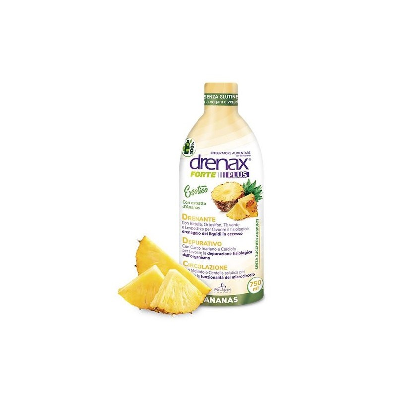 Paladin Pharma Drenax Forte Plus Esotico Con Estratto D'ananas 750 Ml - Integratori drenanti e pancia piatta - 971308592 - Pa...