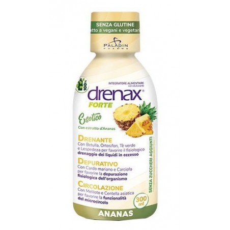 Drenax Forte Esotico Con Estratto D'Ananas 300 Ml - Integratori drenanti e pancia piatta - 971308604 - Drenax - € 9,42