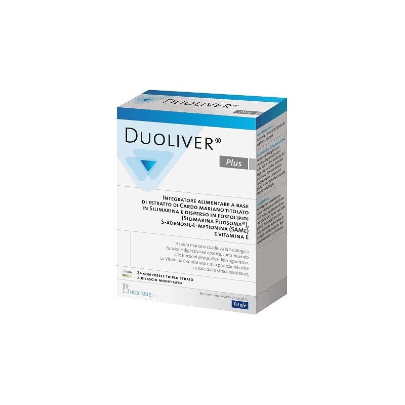 Biocure Duoliver Plus 24 Compresse - Integratori per apparato digerente - 942692423 - Biocure - € 23,73