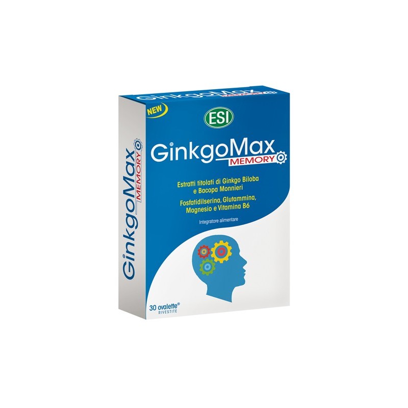 Esi Ginkgomax Memory 30 Ovalette - Integratori per concentrazione e memoria - 975054685 - Esi - € 17,60