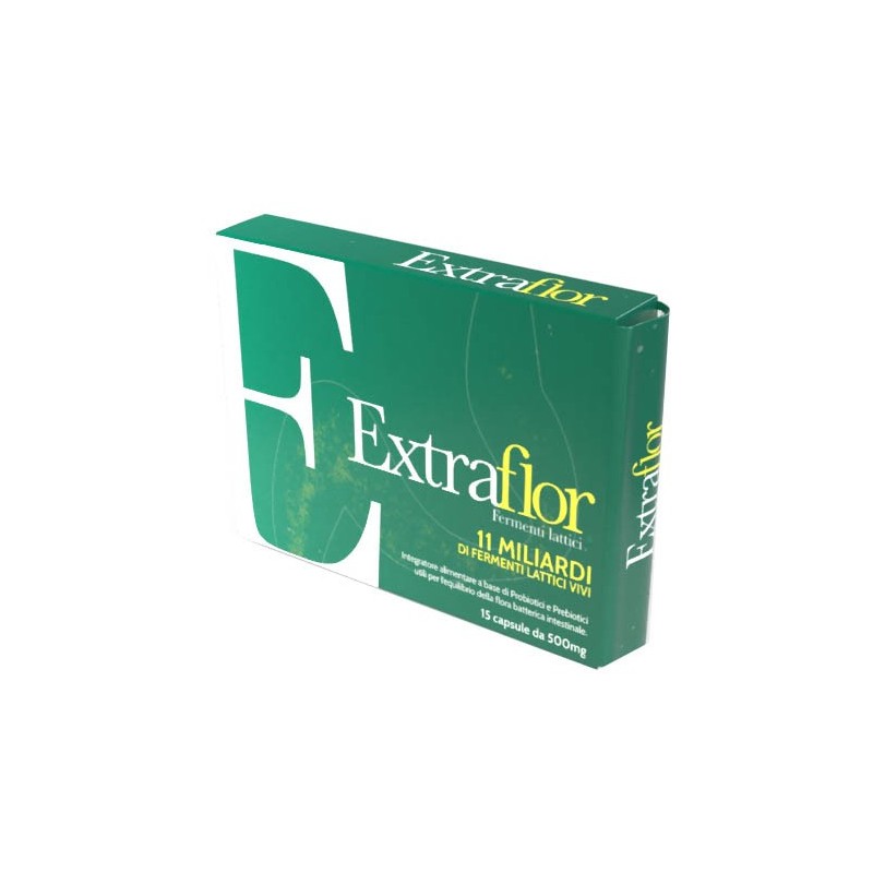 Assfarma Extraflor 15 Capsule - Integratori di fermenti lattici - 978260495 - Assfarma - € 14,77