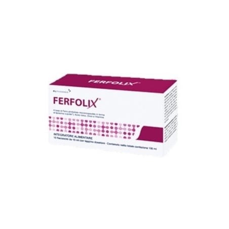 Pl Pharma Ferfolix 10 Flaconcini Monodose 10 Ml - Integratori prenatali e postnatali - 905724098 - Pl Pharma - € 15,64