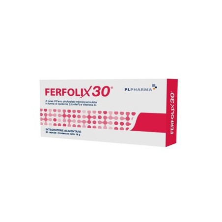 Pl Pharma Ferfolix30 30 Capsule - Vitamine e sali minerali - 935582647 - Pl Pharma - € 19,97