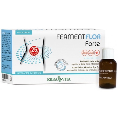 Erba Vita Group Fermentflor Forte 10 Flaconcini Erba Vita - 1 Erba Vita Group Fermentflor Forte 10 Flaconcini Erba Vita - 1