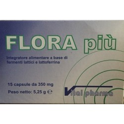 Vital Pharma Flora Piu' 15 Capsule - Integratori di fermenti lattici - 931660587 - Vital Pharma - € 15,60