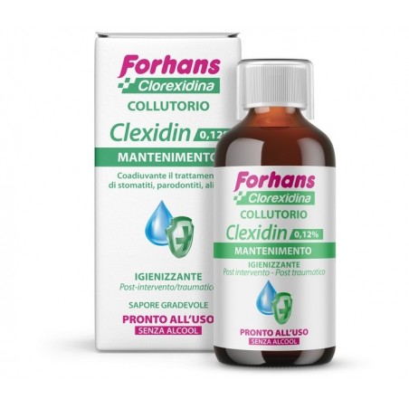 Uragme Forhans Collutorio Con Clorexidina 0,12 Clexidin Senza Alcool 200 Ml - Collutori - 926512435 - Uragme - € 5,00