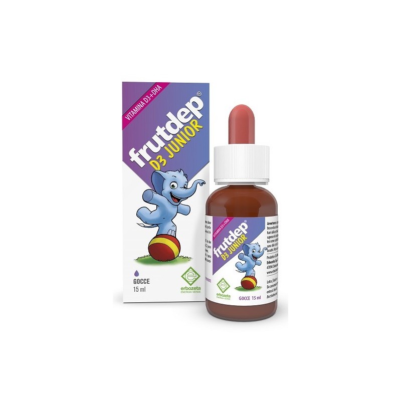 Erbozeta Frutdep D3 Junior 15 Ml - Vitamine e sali minerali - 937063547 - Erbozeta - € 12,47