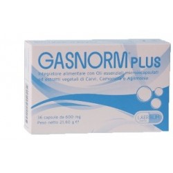 Laerbium Pharma Gasnorm Plus 36 Capsule - Integratori per apparato digerente - 910835394 - Laerbium Pharma - € 18,90