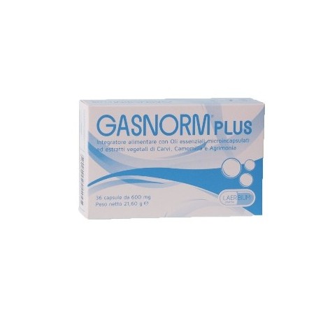 Laerbium Pharma Gasnorm Plus 36 Capsule - Integratori per apparato digerente - 910835394 - Laerbium Pharma - € 18,90