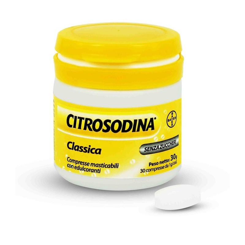 Citrosodina Classica Masticabile 30 Compresse - Integratori - 939466900 - Citrosodina - € 5,99
