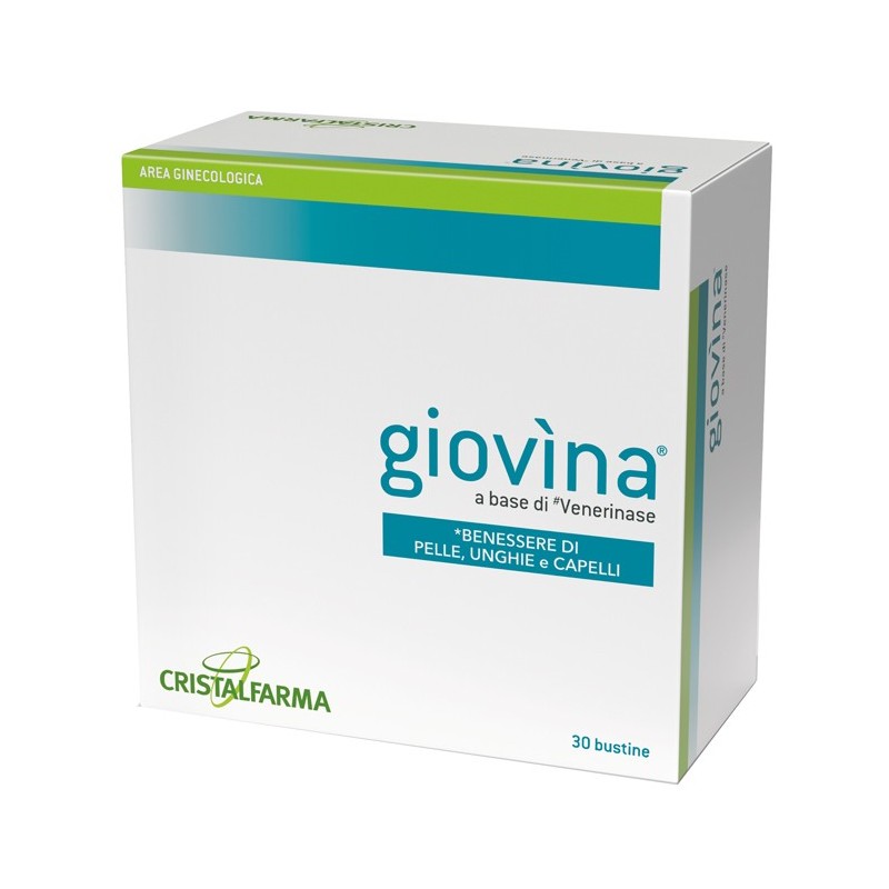 Cristalfarma Giovina 30 Bustine - Integratori per pelle, capelli e unghie - 977823196 - Cristalfarma - € 37,72