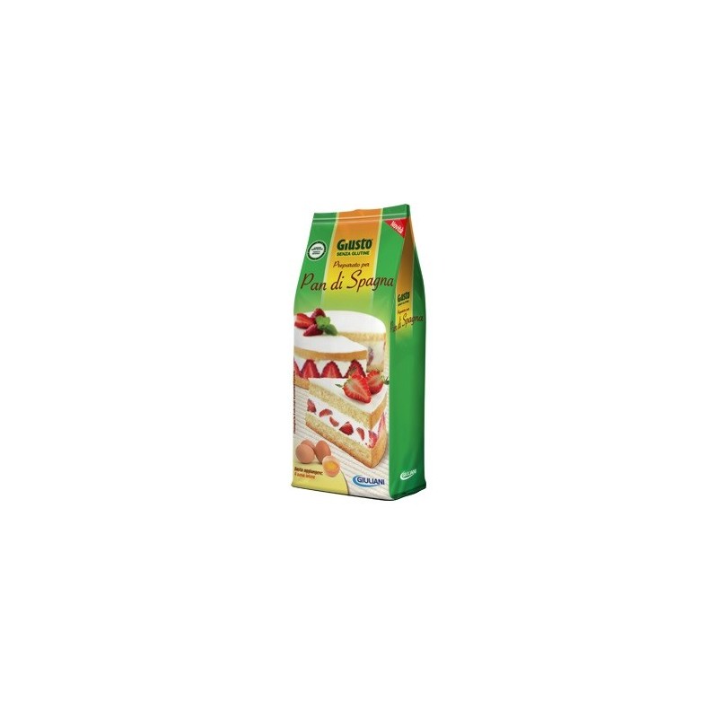 Farmafood Giusto Senza Glutine Preparato Pan Di Spagna 480 G - Alimenti senza glutine - 927485401 - Giusto - € 5,40