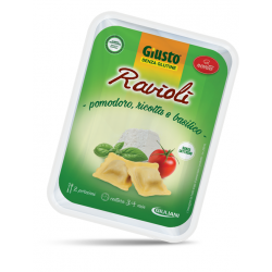 Farmafood Giusto Senza Glutine Ravioli Pomodoro/ricotta/basilico 250 G - Alimenti senza glutine - 980199590 - Giusto - € 5,25