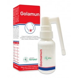 Laboratori Nutriphyt Golamun Spray 25 Ml - Prodotti fitoterapici per raffreddore, tosse e mal di gola - 927271585 - Laborator...
