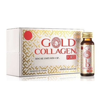 Gold Collagen Forte Benessere della Pelle 10 Flaconi - Integratori di Collagene - 971083100 - Gold Collagen - € 41,20