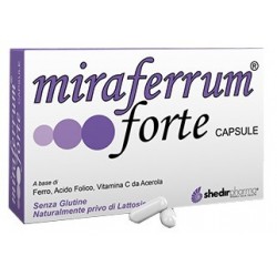 Miraferrum Forte Integratore Per Stanchezza E Affaticamento 30 Capsule - Integratori di sali minerali e multivitaminici - 931...