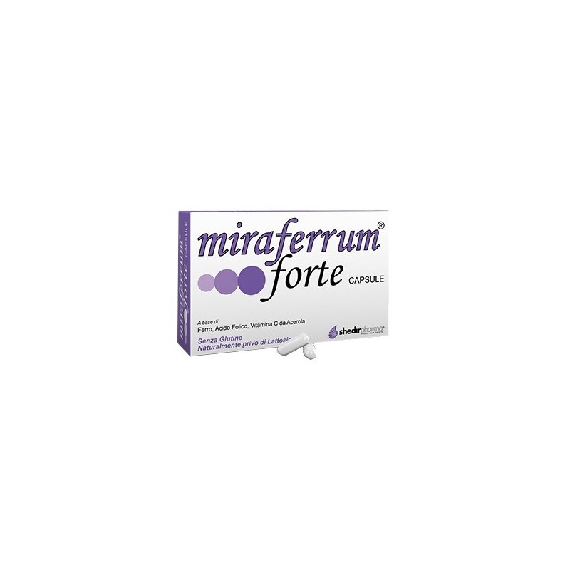 Miraferrum Forte Integratore Per Stanchezza E Affaticamento 30 Capsule - Vitamine e sali minerali - 931384198 - Miraferrum - ...