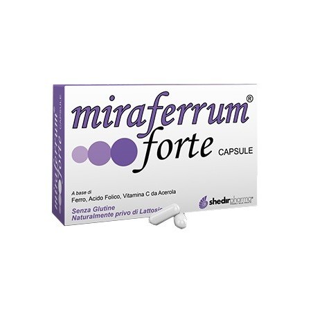 Miraferrum Forte Integratore Per Stanchezza E Affaticamento 30 Capsule - Vitamine e sali minerali - 931384198 - Miraferrum - ...