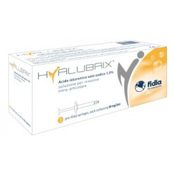Fidia Farmaceutici Siringa Intra-articolare Hyalubrix Acido Ialuronico 1,5% 30 Mg 2 Ml 3 Pezzi - Home - 939461644 - Fidia Far...